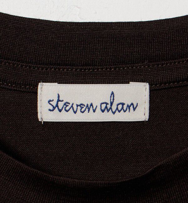 STEVEN ALAN「＜Steven Alan＞ウールジャージー ショートスリーブ Tシャツ」|Tシャツ・カットソー|