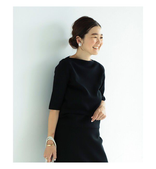 Demi-Luxe BEAMS 「シンプル ボートネック ニット .M」|ニット・セーター|