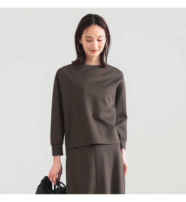 Demi-Luxe BEAMS 「ポンチ ボートネック プルオーバー」|Tシャツ・カットソー|