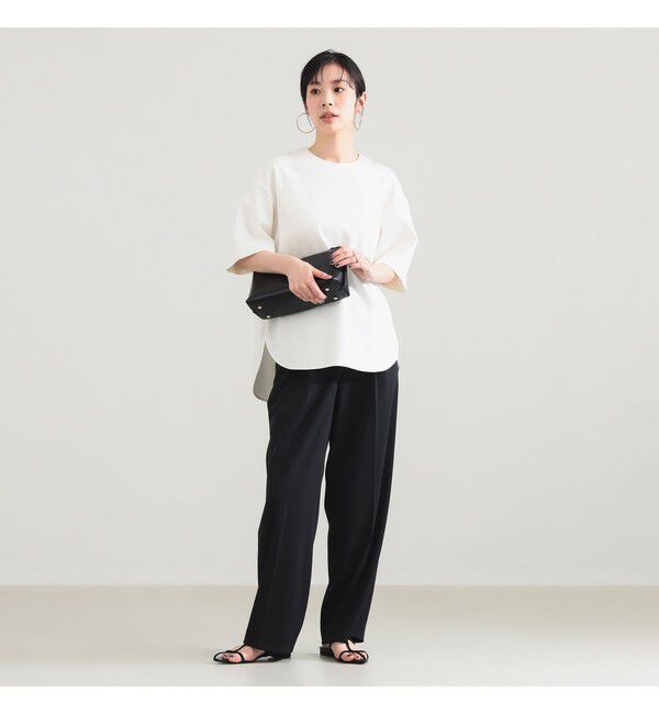 Demi-Luxe BEAMS 「コットン バウンシー Tシャツ」|Tシャツ・カットソー|