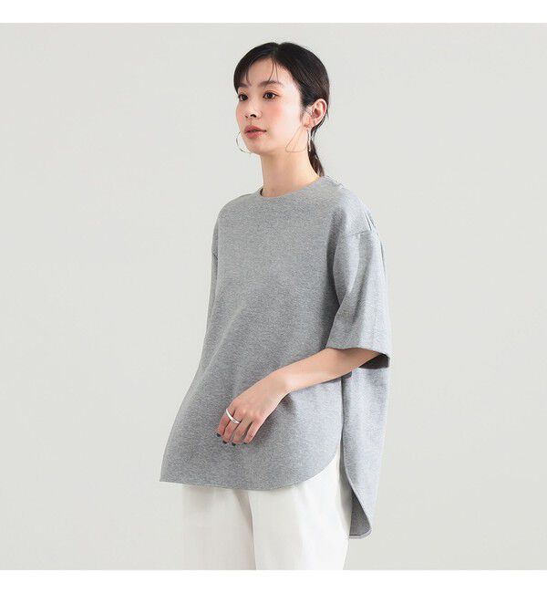 Demi-Luxe BEAMS 「コットン バウンシー Tシャツ」|Tシャツ・カットソー|