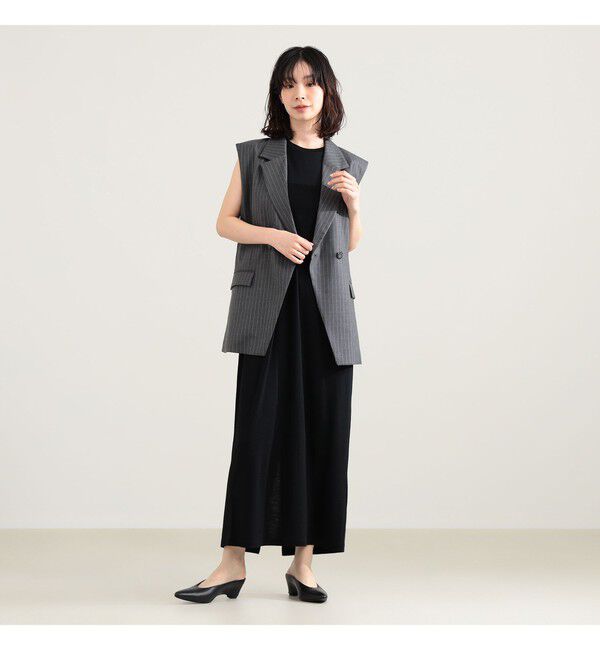 Demi-Luxe BEAMS 「エディター東原妙子 &times; Demi-Luxe BEAMS / ウォッシャブルウール ジレ」|ダウン|