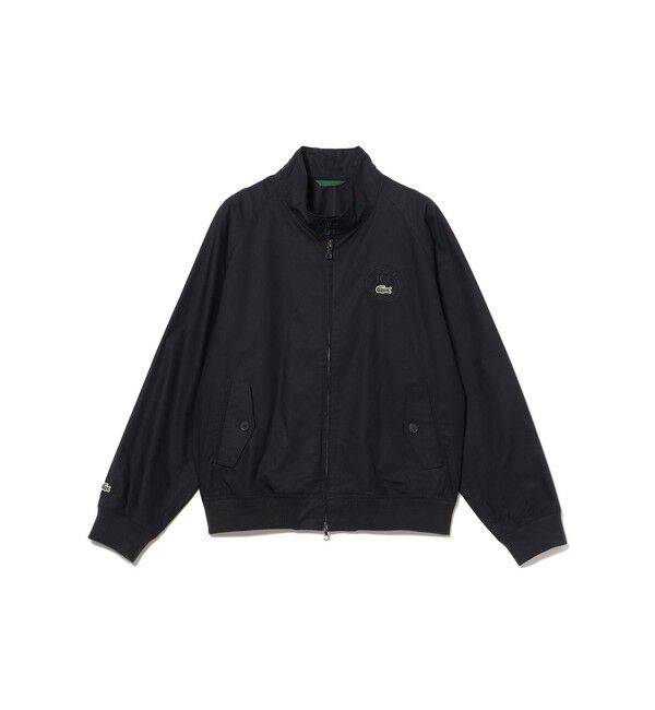 BEAMS「BEAMS｜【別注】LACOSTE / スタンドカラー ブルゾン｜ビームス 50周年｜コットン100％｜水洗い可」|ブルゾン・スタジャン|MERELE