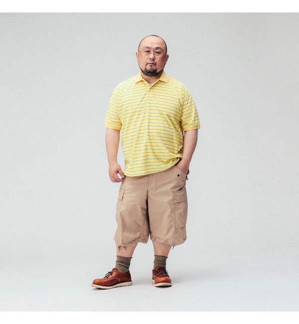 BEAMS PLUS「Pile Polo Stripe」|ポロシャツ|