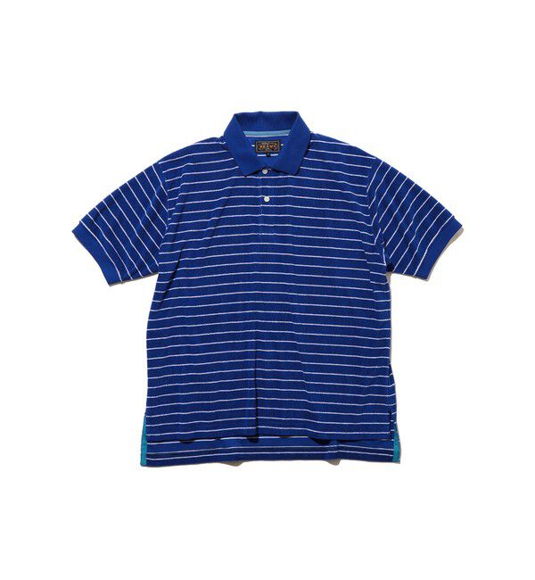 BEAMS PLUS「Pile Polo Stripe」|ポロシャツ|
