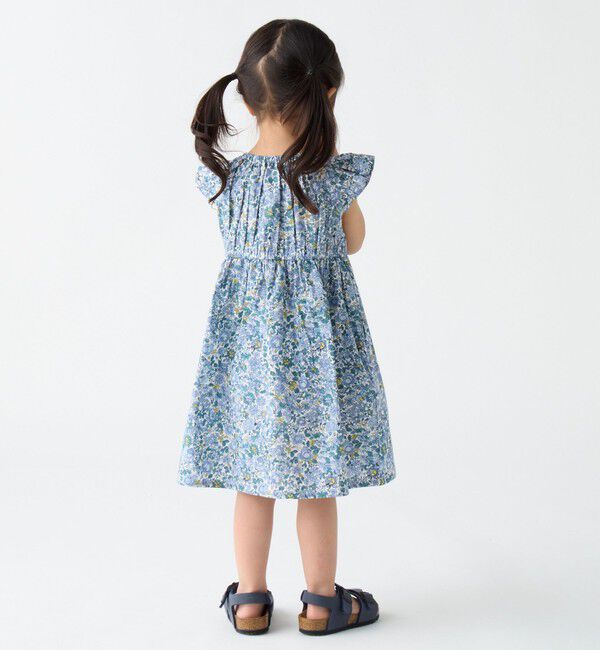 SHIPS Colors 「SHIPS Colors:90～140cm /〈洗濯機可能〉スモッキング フラワー ワンピース◇」|ワンピース|