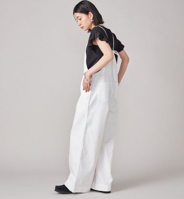 SHIPS for women「SHIPS NINE CASE:〈洗濯機可能〉カツラギ サロペット」|オールインワン|