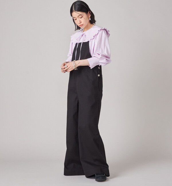 SHIPS for women「SHIPS NINE CASE:〈洗濯機可能〉カツラギ サロペット」|オールインワン|