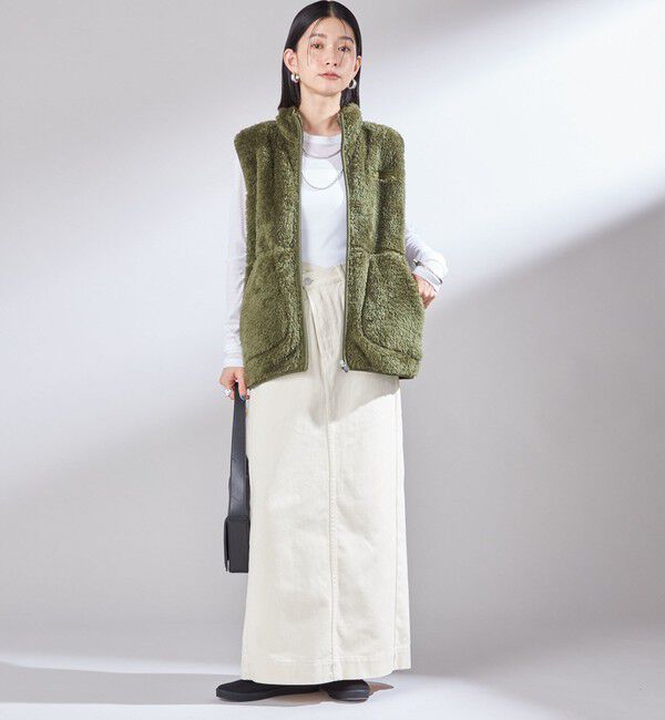 SHIPS for women「【一部WEB限定 / SHIPS別注】Champion:〈洗濯機可能〉フリース ベスト」|ベスト・ジレ|