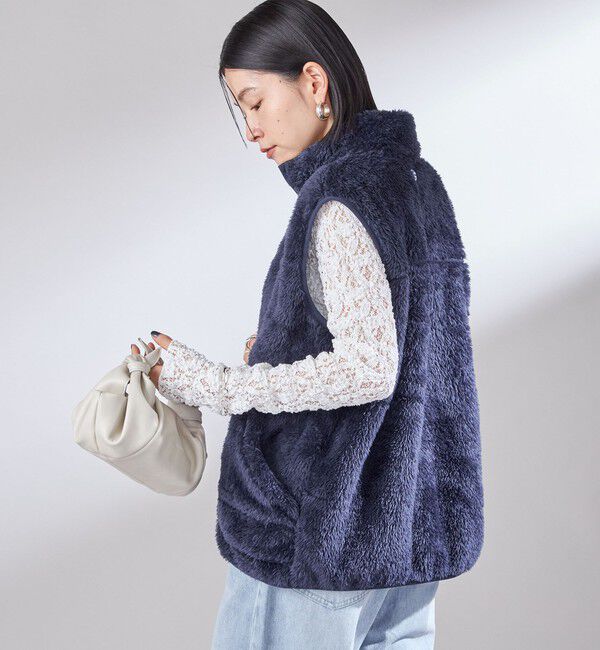 SHIPS for women「【一部WEB限定 / SHIPS別注】Champion:〈洗濯機可能〉フリース ベスト」|ベスト・ジレ|