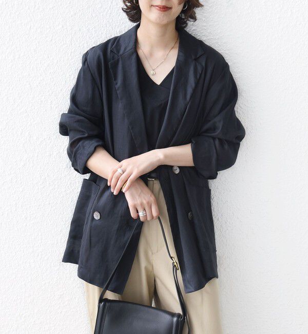 SHIPS for women「〈手洗い可能〉ラミー 4 ジャケット 26SS」|テーラードジャケット|