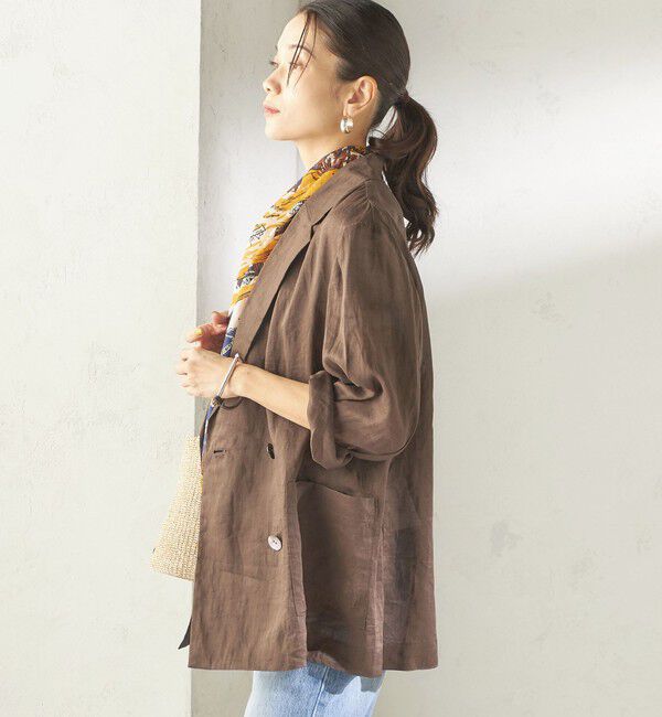 SHIPS for women「〈手洗い可能〉ラミー 4 ジャケット 26SS」|テーラードジャケット|