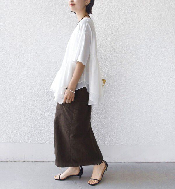 SHIPS for women「【SHIPS別注】GUNG HO:〈洗濯機可能〉SLD カーゴ スカート」|スカート|