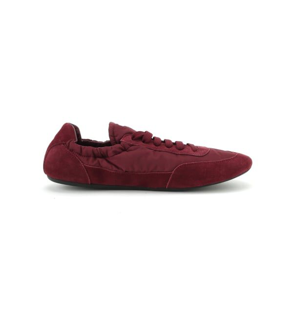  「《予約》MOLLINI BRINKLE-DJMO BURGANDY SUEDE FABLIC：スニーカー」|スニーカー|