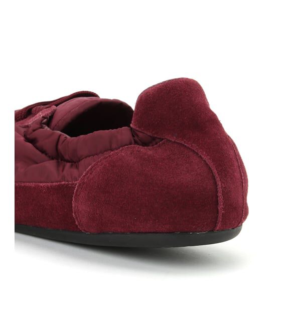  「《予約》MOLLINI BRINKLE-DJMO BURGANDY SUEDE FABLIC：スニーカー」|スニーカー|