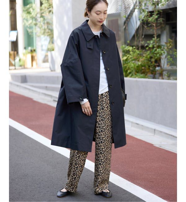 SLOBE IENA「《WEB限定/追加予約》ドルマンスリーブコート」|ステンカラーコート|