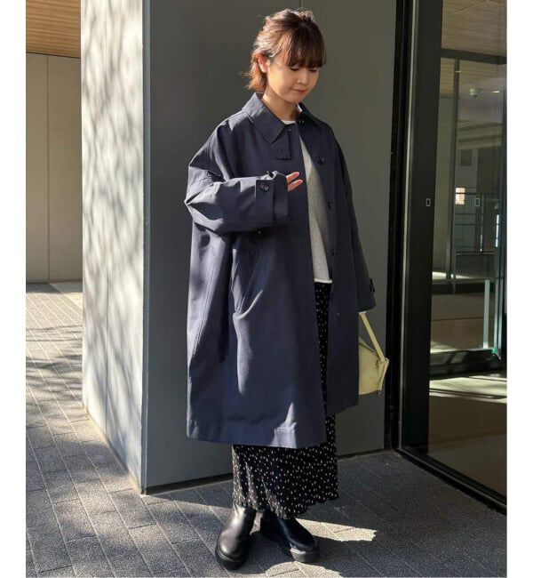 SLOBE IENA「《WEB限定/追加予約》ドルマンスリーブコート」|ステンカラーコート|