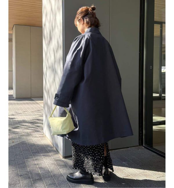 SLOBE IENA「《WEB限定/追加予約》ドルマンスリーブコート」|ステンカラーコート|