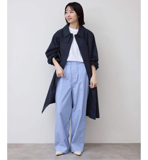 SLOBE IENA「《WEB限定/追加予約》ドルマンスリーブコート」|ステンカラーコート|