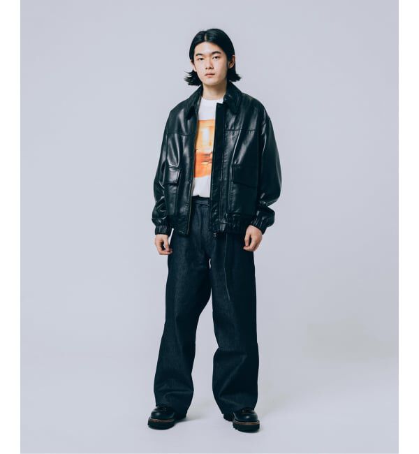 EDIFICE「LEVI&rsquo;S(R)/リーバイス(R) 別注 TWISTED BELTED デニムパンツ (L30)」|デニム|