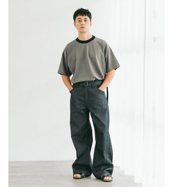 EDIFICE「LEVI&rsquo;S(R)/リーバイス(R) 別注 TWISTED BELTED デニムパンツ (L30)」|デニム|