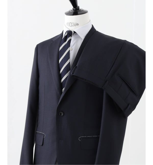 EDIFICE「D.OLIVER 3ボタン ピンヘッド (DORMEUIL)」|スーツ|ネイビー