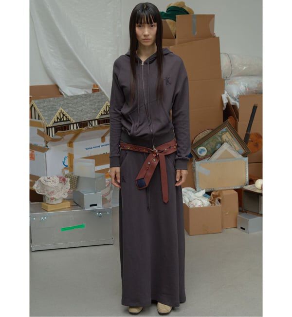 PULP「【Geek Office / ギークオフィス】OPEN YY SLANT ZIP HOODIE」|パーカー|