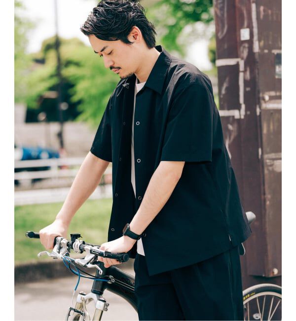 EDIFICE「【EDIFICE ALL-DAY SETUPシリーズ】2点セット オーバーシャツ&イージーパンツ」|シャツ・ブラウス|