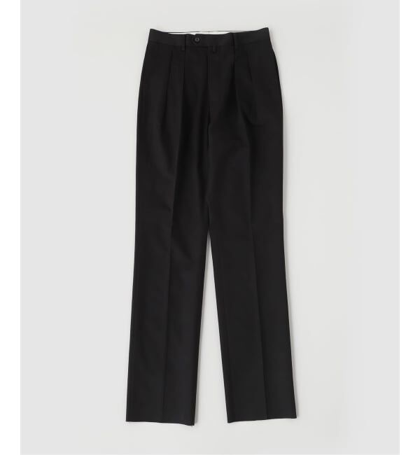 EDIFICE「NEAT（ニート）French Cotton Drill Standard」|スラックス|ブラック
