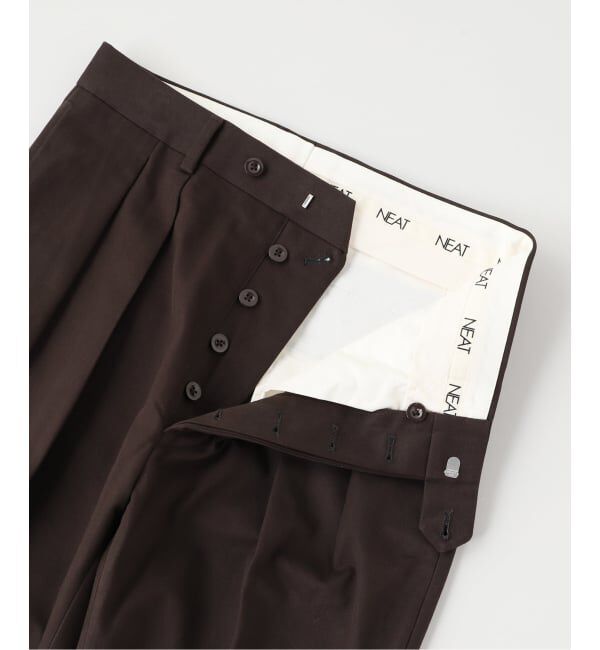 EDIFICE「NEAT（ニート）French Cotton Drill Standard」|スラックス|