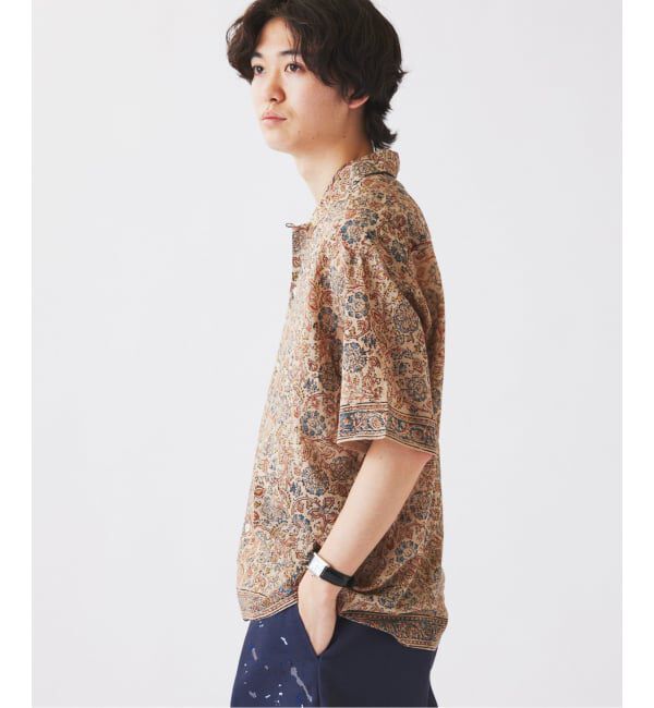 JOURNAL STANDARD relume「bunai / ブナイ 別注 カラマカリ プリント オープンカラー 半袖シャツ」|シャツ・ブラウス|