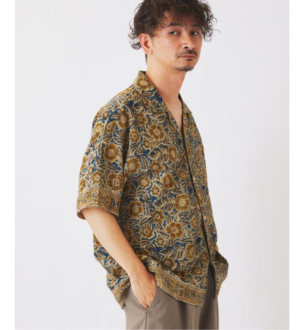JOURNAL STANDARD relume「bunai / ブナイ 別注 カラマカリ プリント オープンカラー 半袖シャツ」|シャツ・ブラウス|