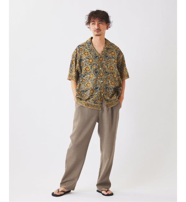 JOURNAL STANDARD relume「bunai / ブナイ 別注 カラマカリ プリント オープンカラー 半袖シャツ」|シャツ・ブラウス|