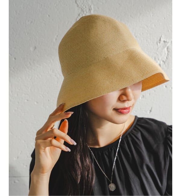 NOBLE「《追加》MARIHA/マリハ レディのハット Short Brim」|ハット|ベージュ