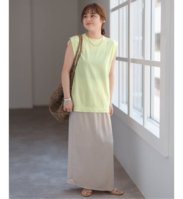 Spick and Span「《新色有り / 追加》ATON/エイトン FRESCA SINGLE JERSEY TANK TOP」|タンクトップ|