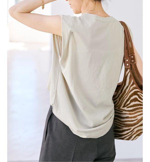 Spick and Span「《新色有り / 追加》ATON/エイトン FRESCA SINGLE JERSEY TANK TOP」|タンクトップ|