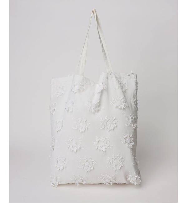 Spick and Span「《新色有り別注 / 追加》crinkle crinkle crinkle 3D embroidery TOTE*Re」|トートバッグ|
