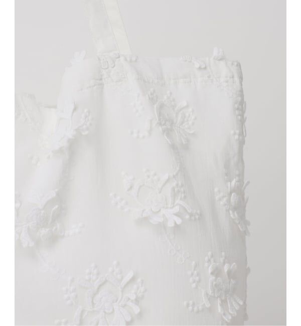 Spick and Span「《新色有り別注 / 追加》crinkle crinkle crinkle 3D embroidery TOTE*Re」|トートバッグ|
