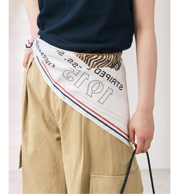 Spick and Span「ART GRAPHICスカーフ」|バンダナ・スカーフ|