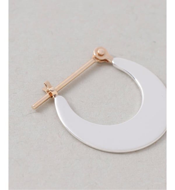 Spick and Span「《WEB限定》【SAMH by LILAS】プレートフープピアス SV（両耳）」|ピアス|