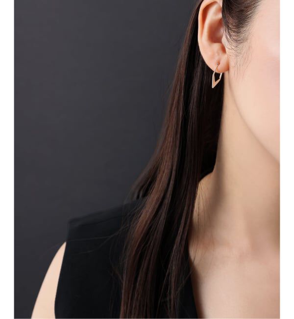 Spick and Span「《WEB限定》【SAMH by LILAS】トライアングルフープピアス SV（両耳）」|ピアス|