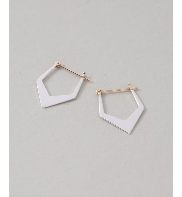 Spick and Span「《WEB限定》【SAMH by LILAS】トライアングルフープピアス SV（両耳）」|ピアス|