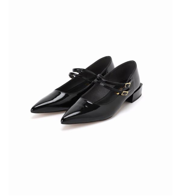 GRISE「《予約/WEB+一部店舗限定》GRISE3cmポインテッドダブルストラップメリージェーン」|パンプス|