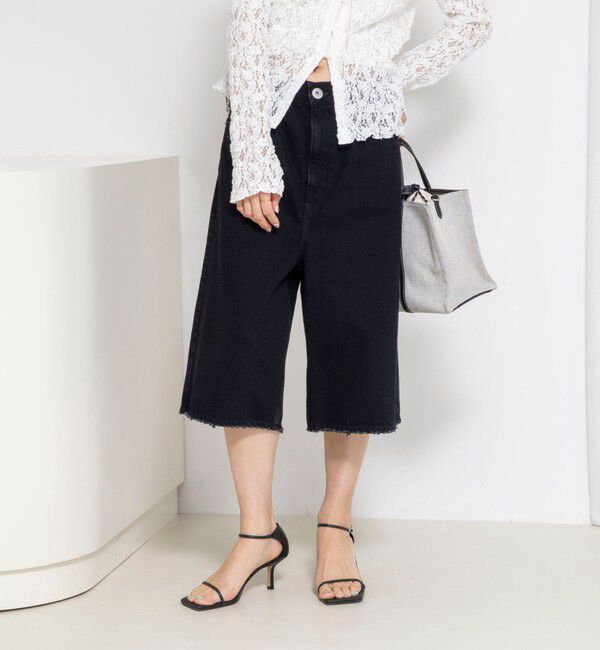 NOLLEY'S sophi「【upper hights/アッパーハイツ】THE LIAM SHORT」|デニム|ブラック