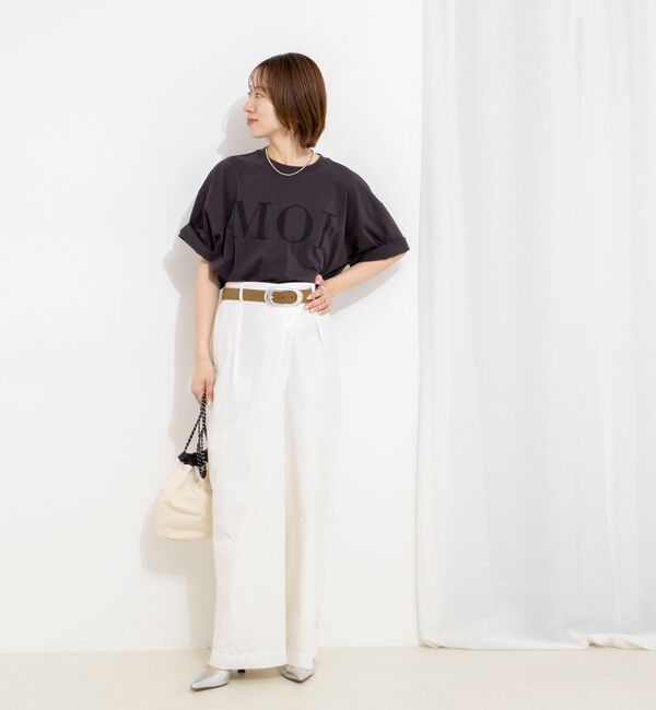 NOLLEY'S「【一部WEB限定サイズ】《撥水》ウォッシャブル撥水ワイドラップパンツ」|その他|