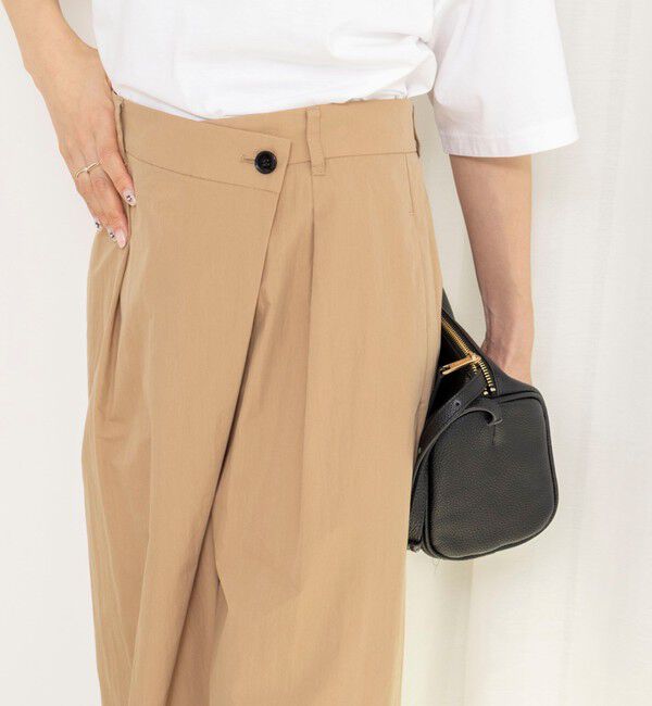 NOLLEY'S「【一部WEB限定サイズ】《撥水》ウォッシャブル撥水ワイドラップパンツ」|その他|