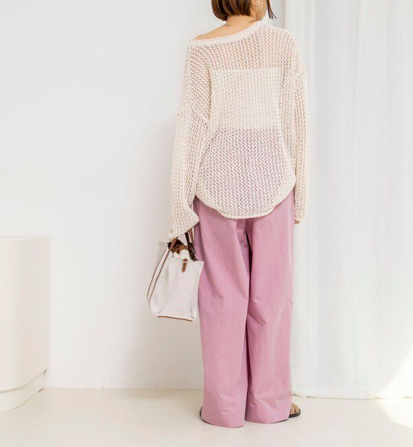 NOLLEY'S「【一部WEB限定サイズ】《撥水》ウォッシャブル撥水ワイドラップパンツ」|その他|