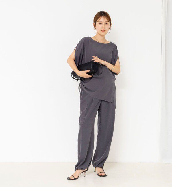 NOLLEY'S「《セットアップ対応》ウォッシャブルサンドウォッシュカーゴパンツ」|カーゴ|