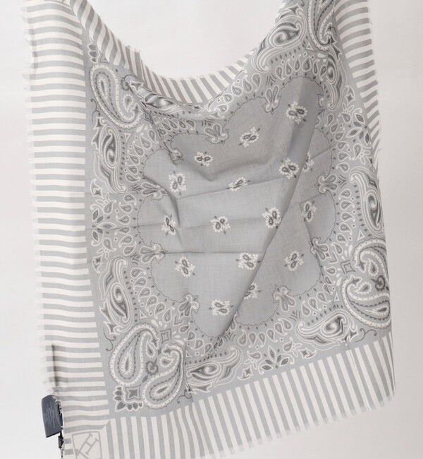 NOLLEY'S goodman「《HERNO》PAISLEY PRINT SCARF ペイズリープリント コットンスカーフ 26SS」|バンダナ・スカーフ|