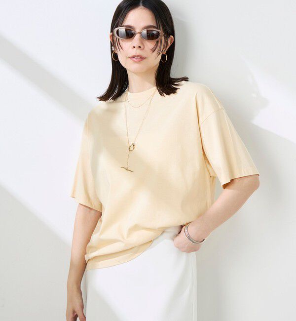 NOLLEY'S sophi「ウォッシャブル72/2超長綿オーバーサイズT」|Tシャツ・カットソー|